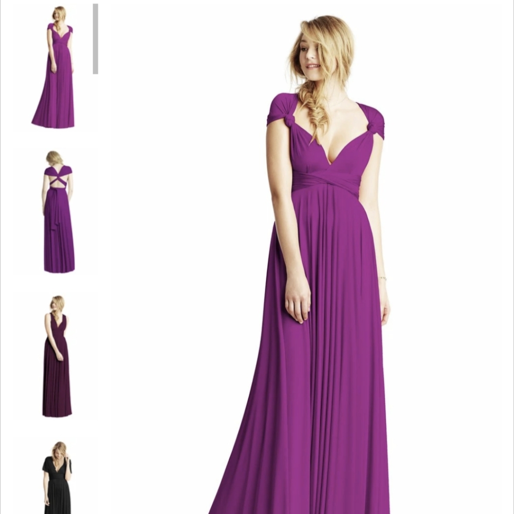 Twobirds Convertible Bridesmaid Dress Classic Ballgown in Azelia